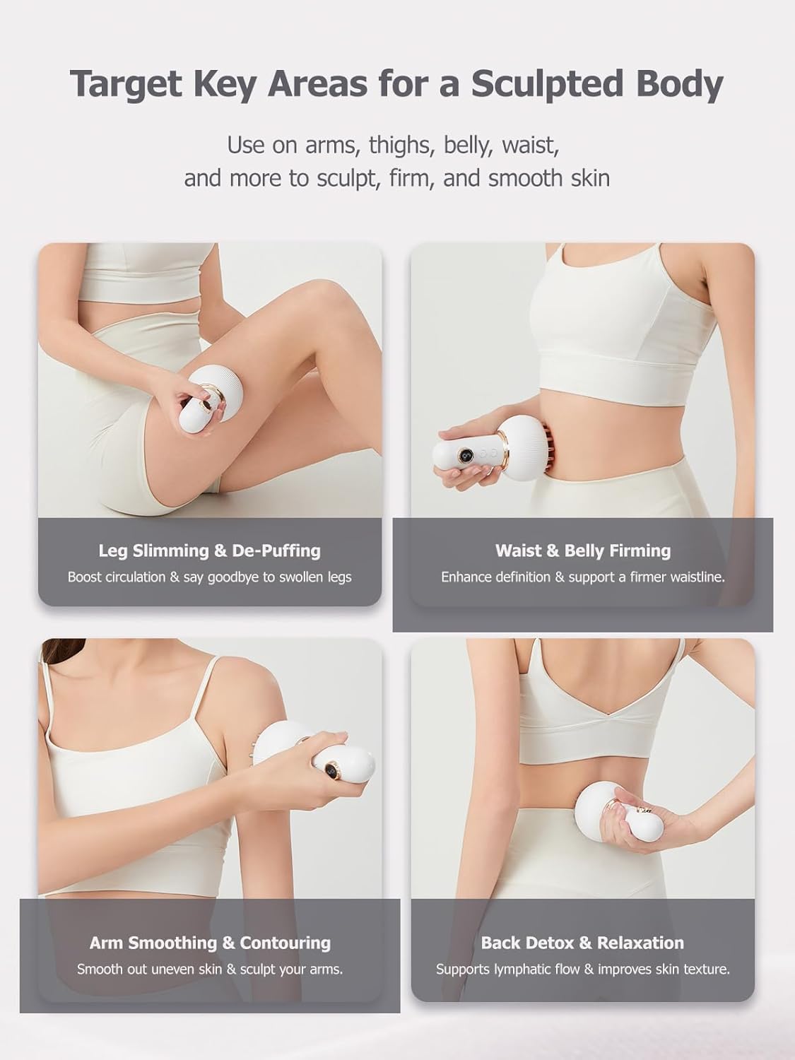 Handheld Massager for Muscle & Lymphatic Support